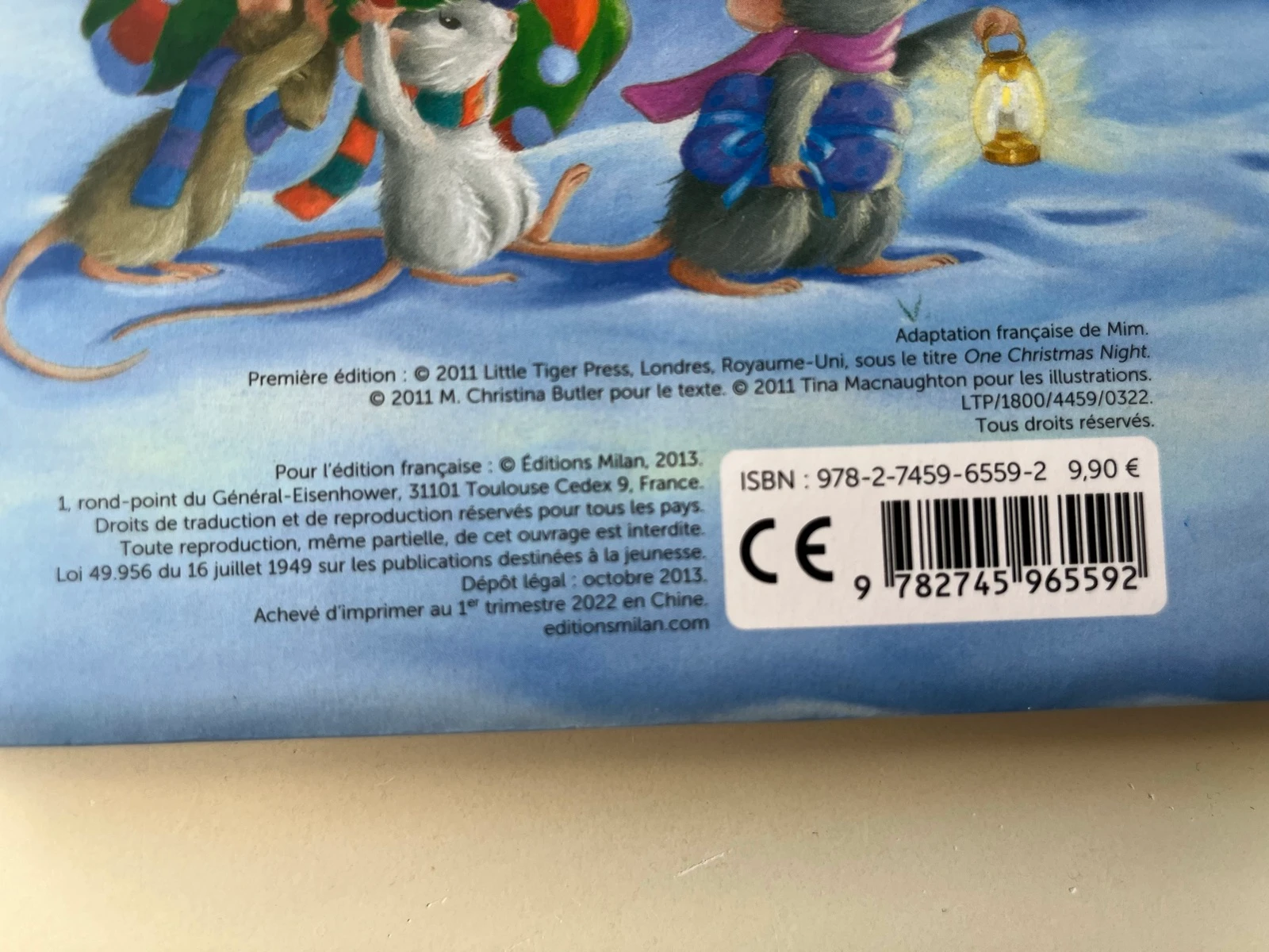 Libro « ¡Feliz Navidad, pequeño erizo! » - un libro que brilla - M. Christina Butler, Tina Macnaughton - Milan - Muy buen estado – photo 8